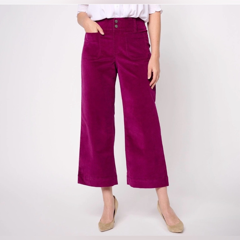 Studio Park Magenta Wide-Leg Pants